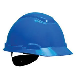 3M Blue Polyethylene Hard Hat With 4-Point Ratchet Suspension And Uvicator UV Sensor (20 pairs)