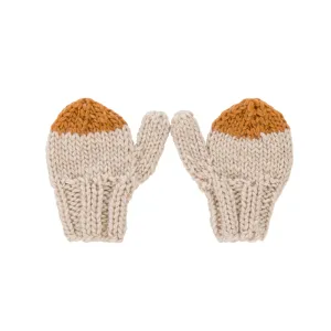 Acorn Sunrise Mittens - Oatmeal