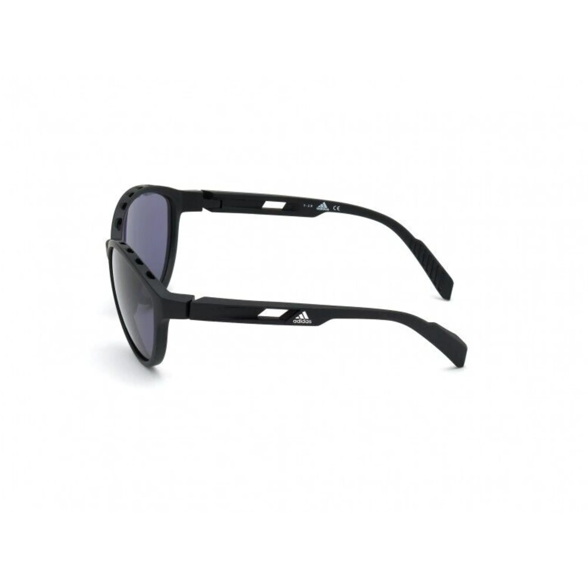 Adidas Women's Sunglasses - Matte Black Full Rim Plastic Cat Eye | ADIDAS SP0012 02A