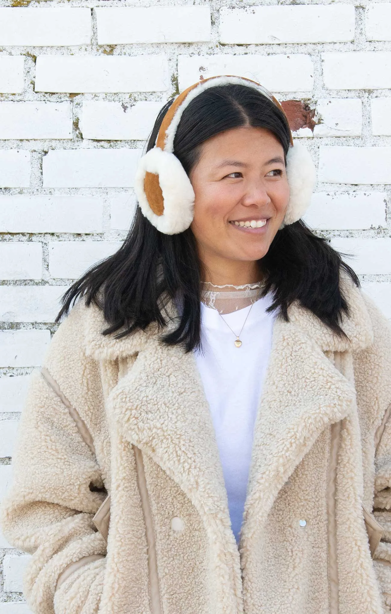 Arctic Sanctuary Shearling Sheepskin Fur Earmuffs