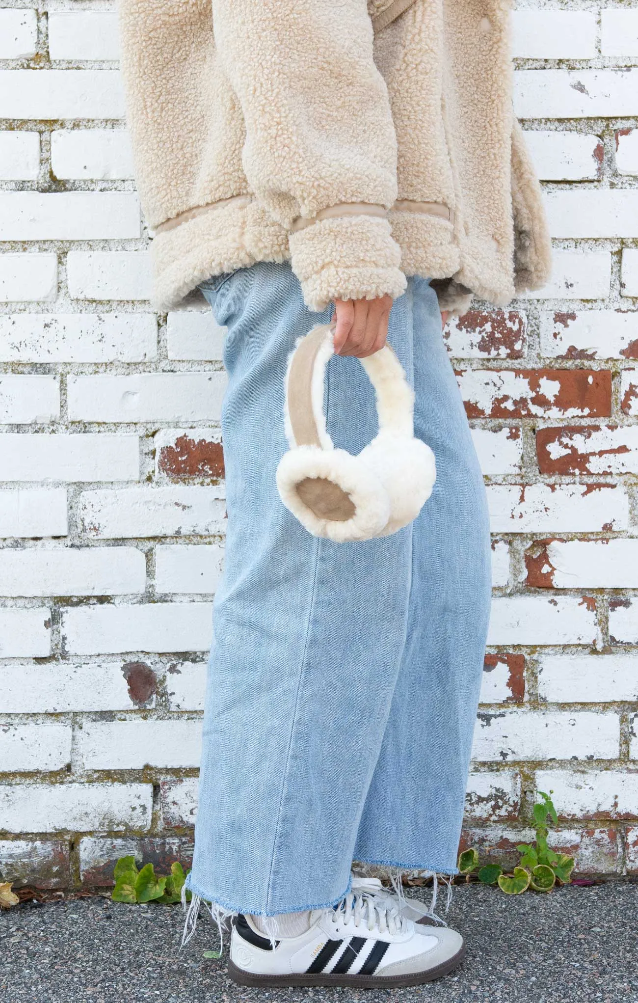 Arctic Sanctuary Shearling Sheepskin Fur Earmuffs