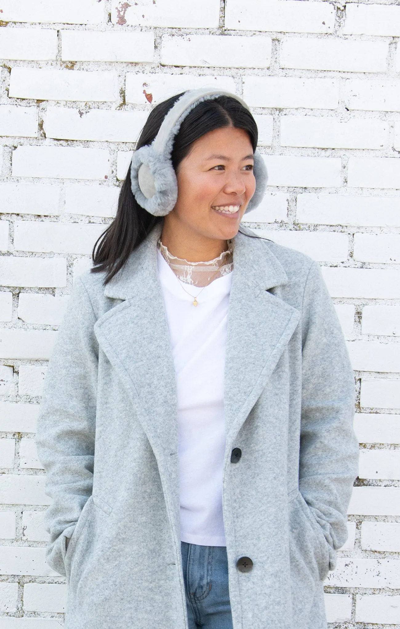 Arctic Sanctuary Shearling Sheepskin Fur Earmuffs