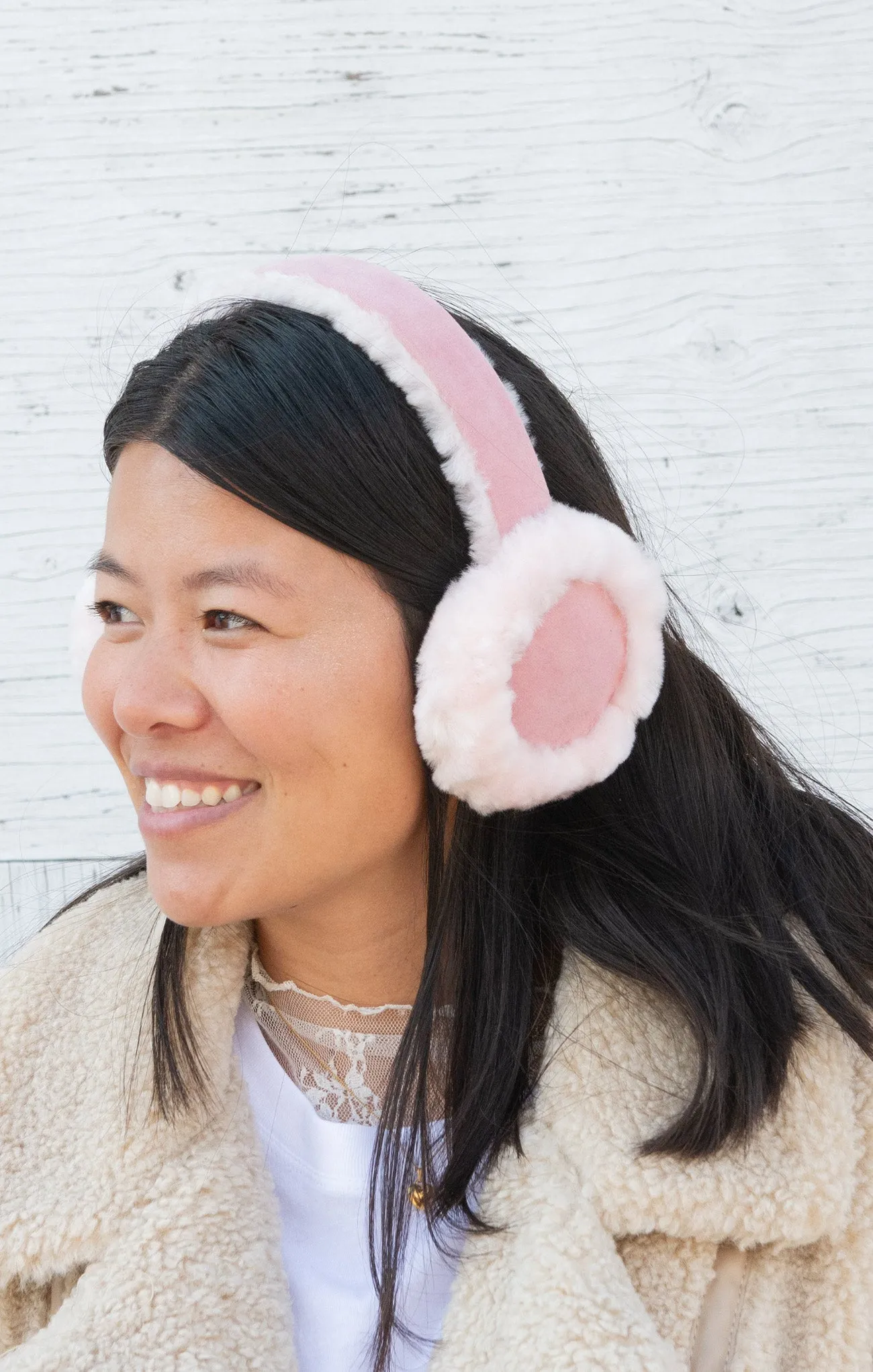 Arctic Sanctuary Shearling Sheepskin Fur Earmuffs