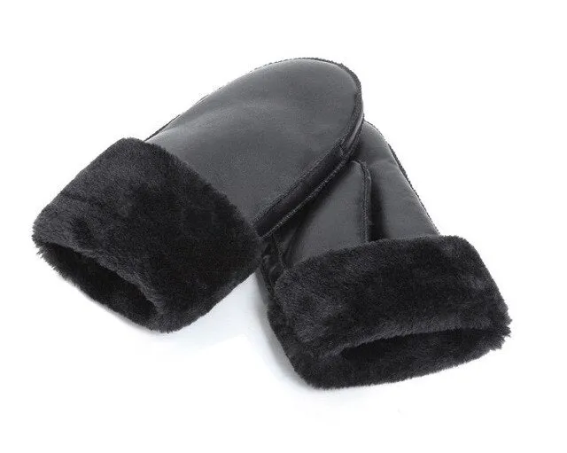 Ashore Shop Warm Winter Mittens with Fur