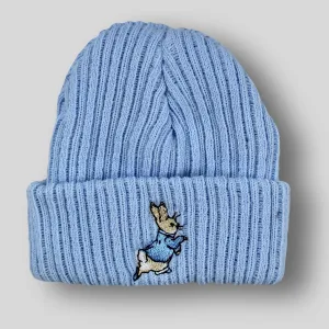 Baby Beanie Hat - Rabbit - Blue