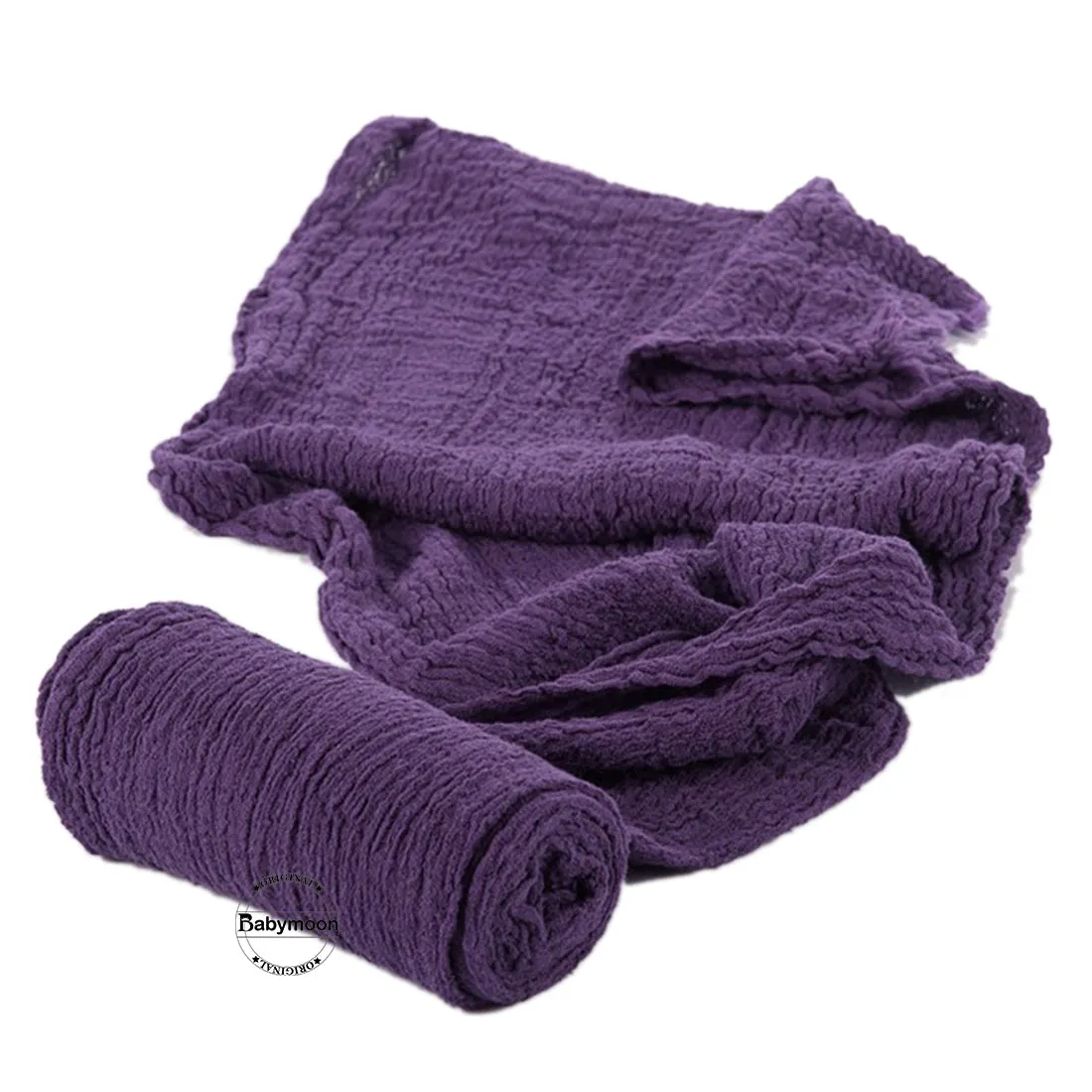 Babymoon Cheese Wrap Stretchble Baby Photography Shoot Wrap Cloth -Purple