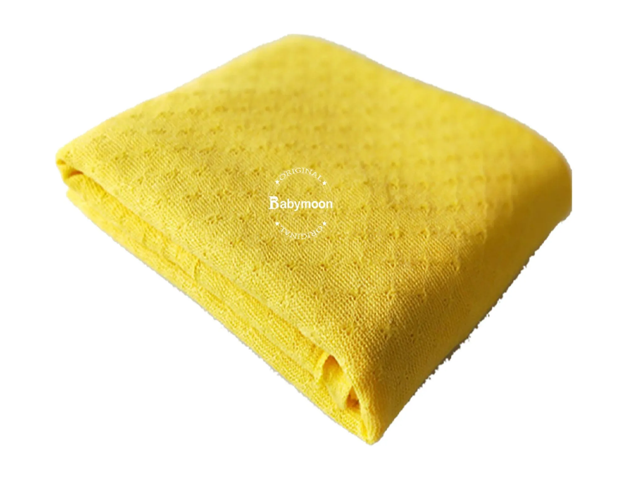 Babymoon Stretchable Textured Bean Bag Layer/Backdrop Photography Prop | Yellow