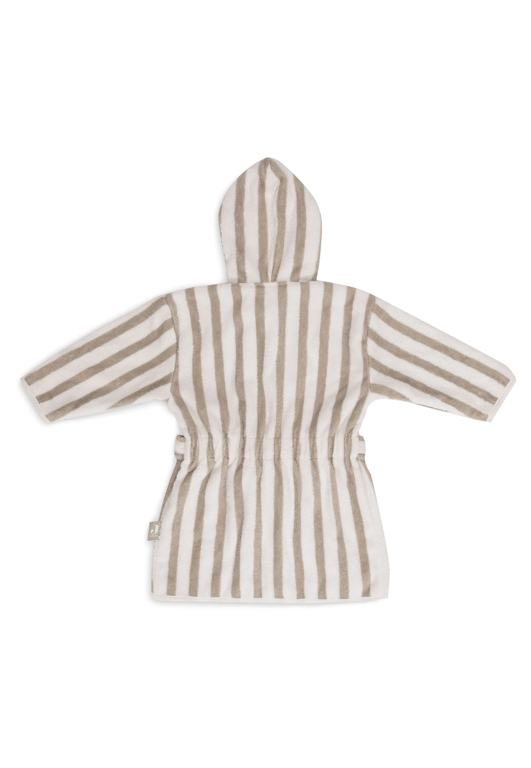 Bathrobe 1-2 year Stripe Terry - Olive Green - GOTS