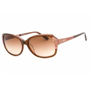 Bebe Women's Sunglasses - Topaz Plastic Full Rim Brown Gradient Lens Frame| BB7189 210