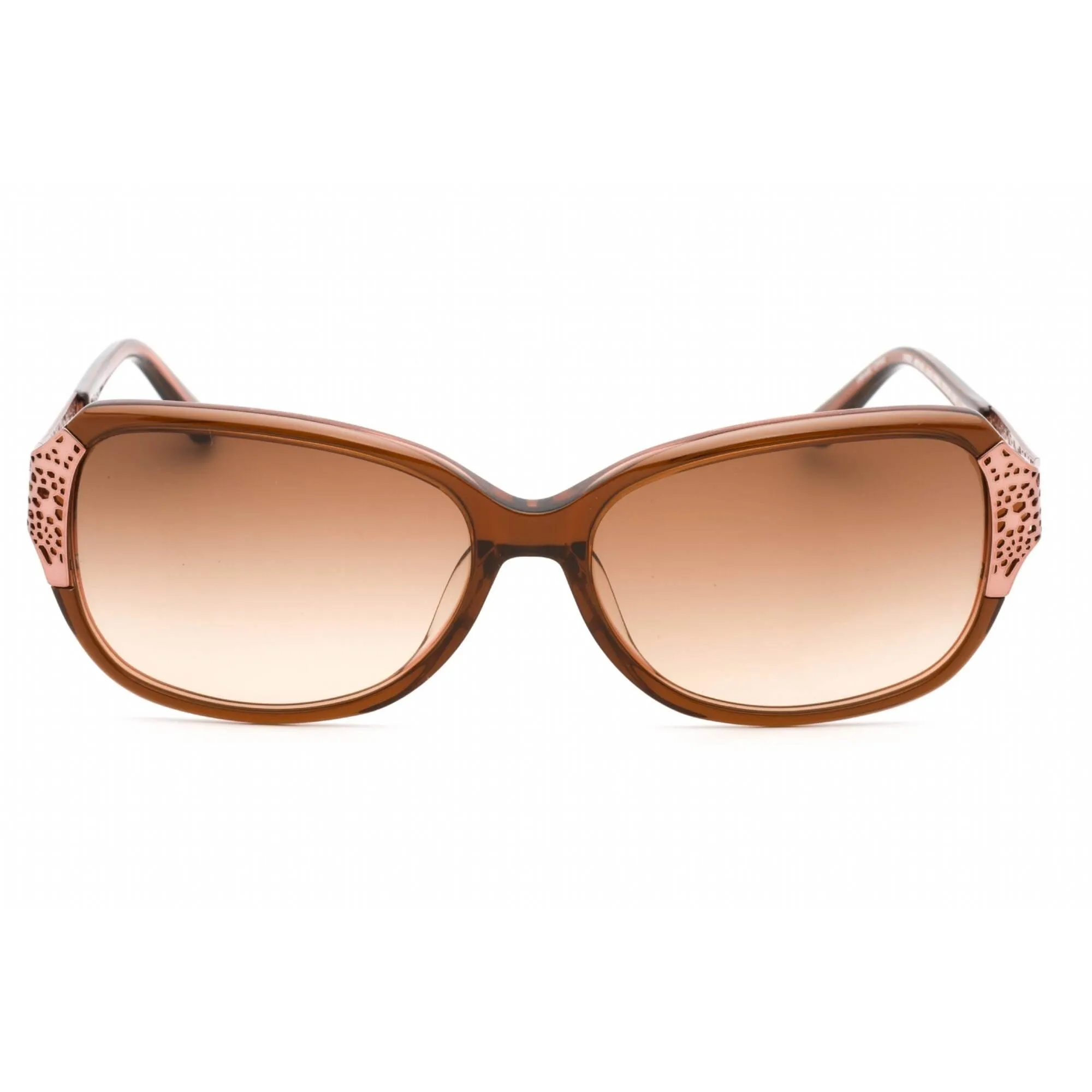 Bebe Women's Sunglasses - Topaz Plastic Full Rim Brown Gradient Lens Frame| BB7189 210