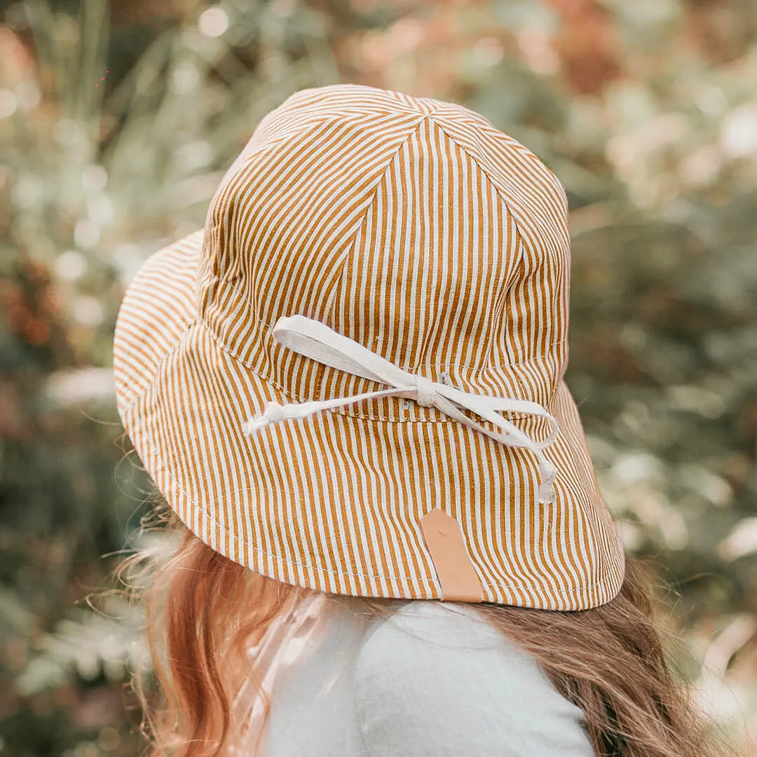 BEDHEAD WANDERER REVERSIBLE PANELLED BUCKET HAT- FRANKIE/FLAX