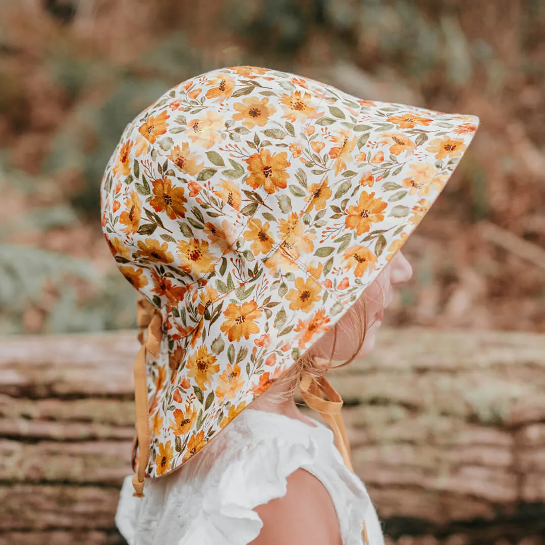 BEDHEAD WANDERER REVERSIBLE PANELLED BUCKET HAT-MARGARET/MAIZE