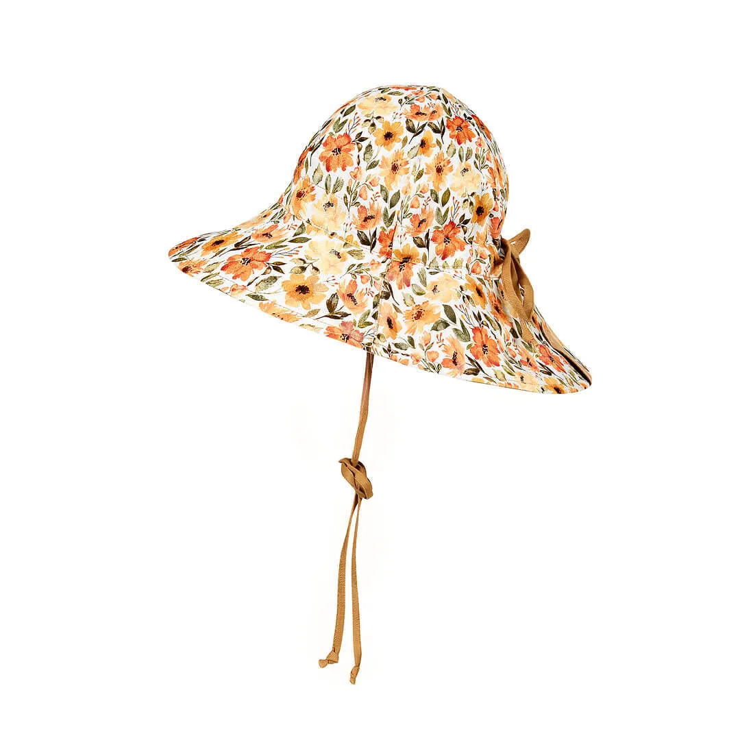 BEDHEAD WANDERER REVERSIBLE PANELLED BUCKET HAT-MARGARET/MAIZE