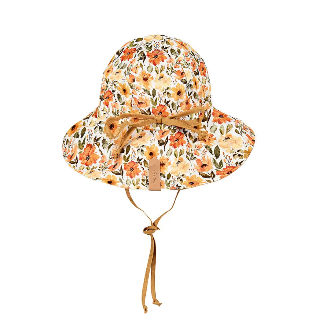 BEDHEAD WANDERER REVERSIBLE PANELLED BUCKET HAT-MARGARET/MAIZE