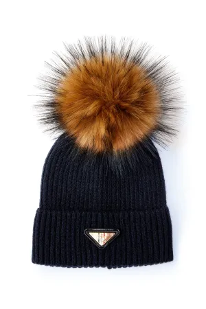 Burghley Bobble Hat (Ink Navy)