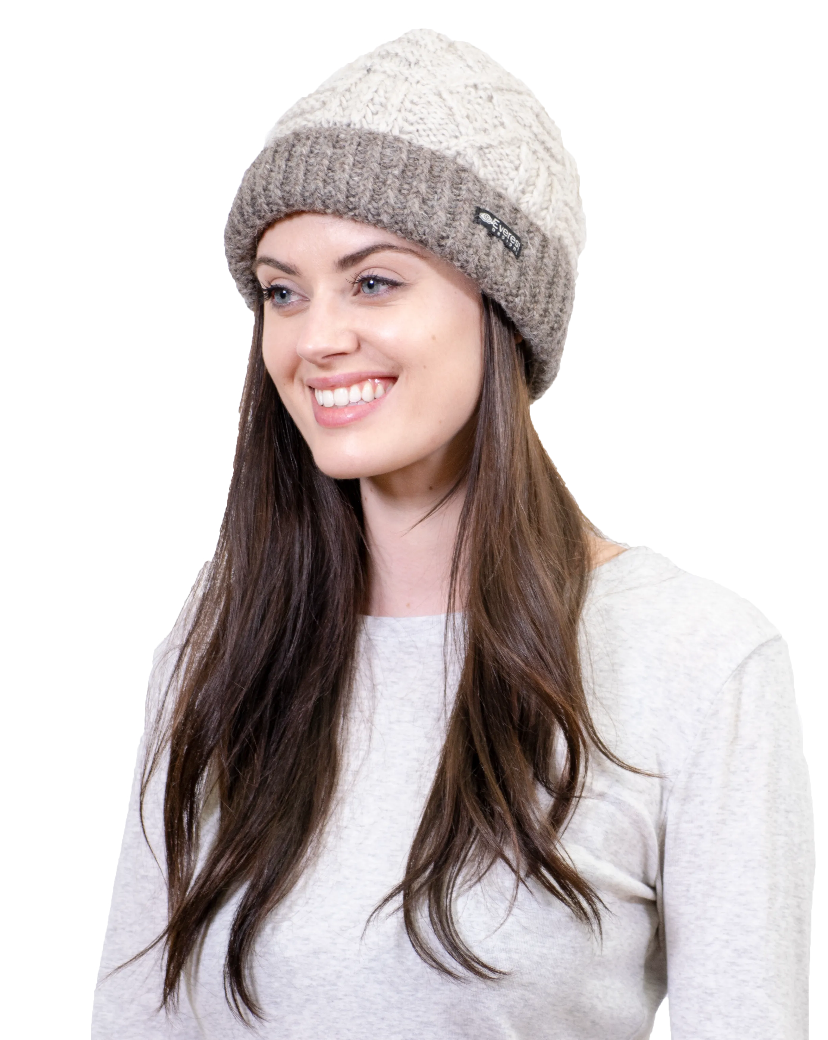 Cable Cuff Beanie