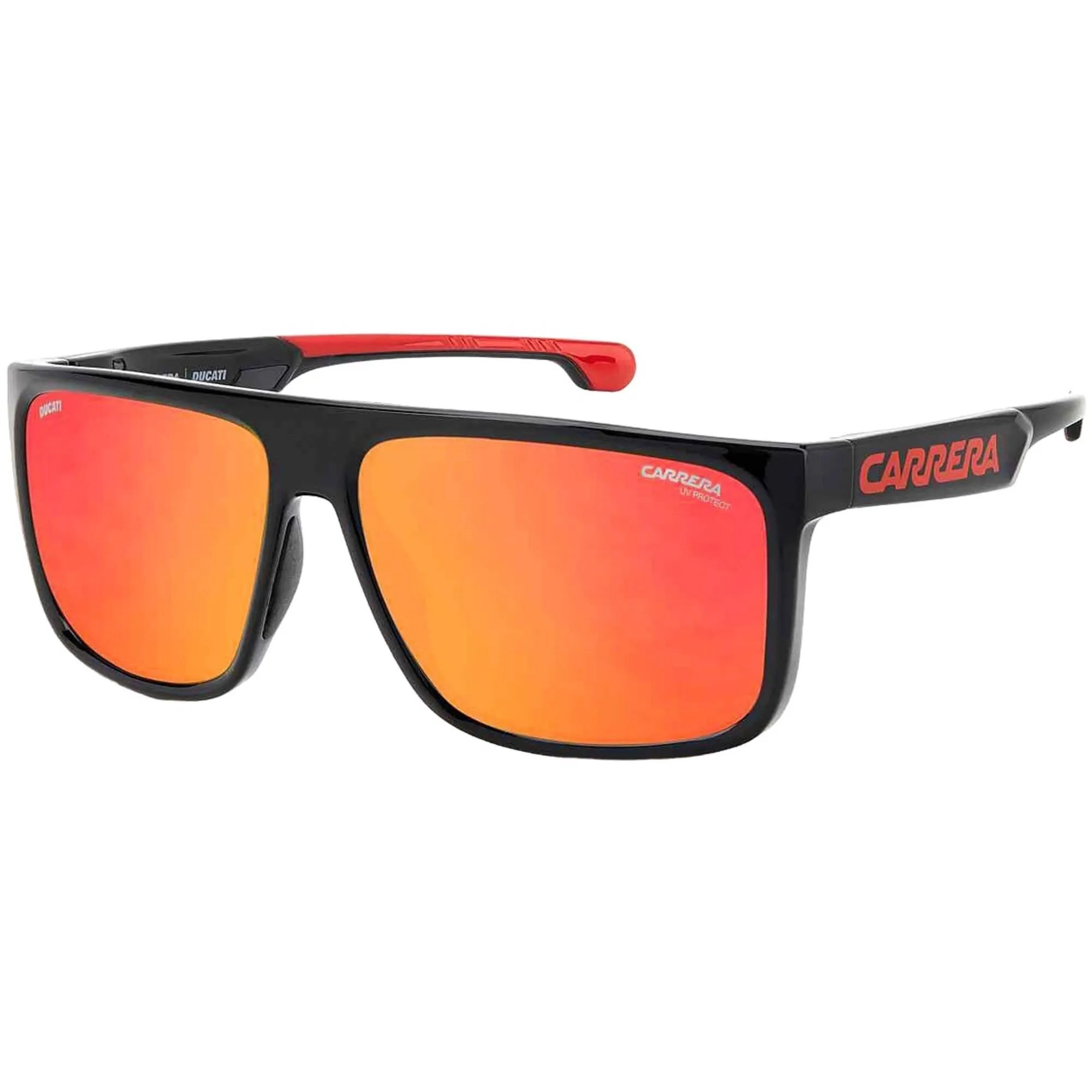 Carrera Unisex Sunglasses - Red Multilayer Lens Square Shape Frame | CARDUC 011/S 00A4