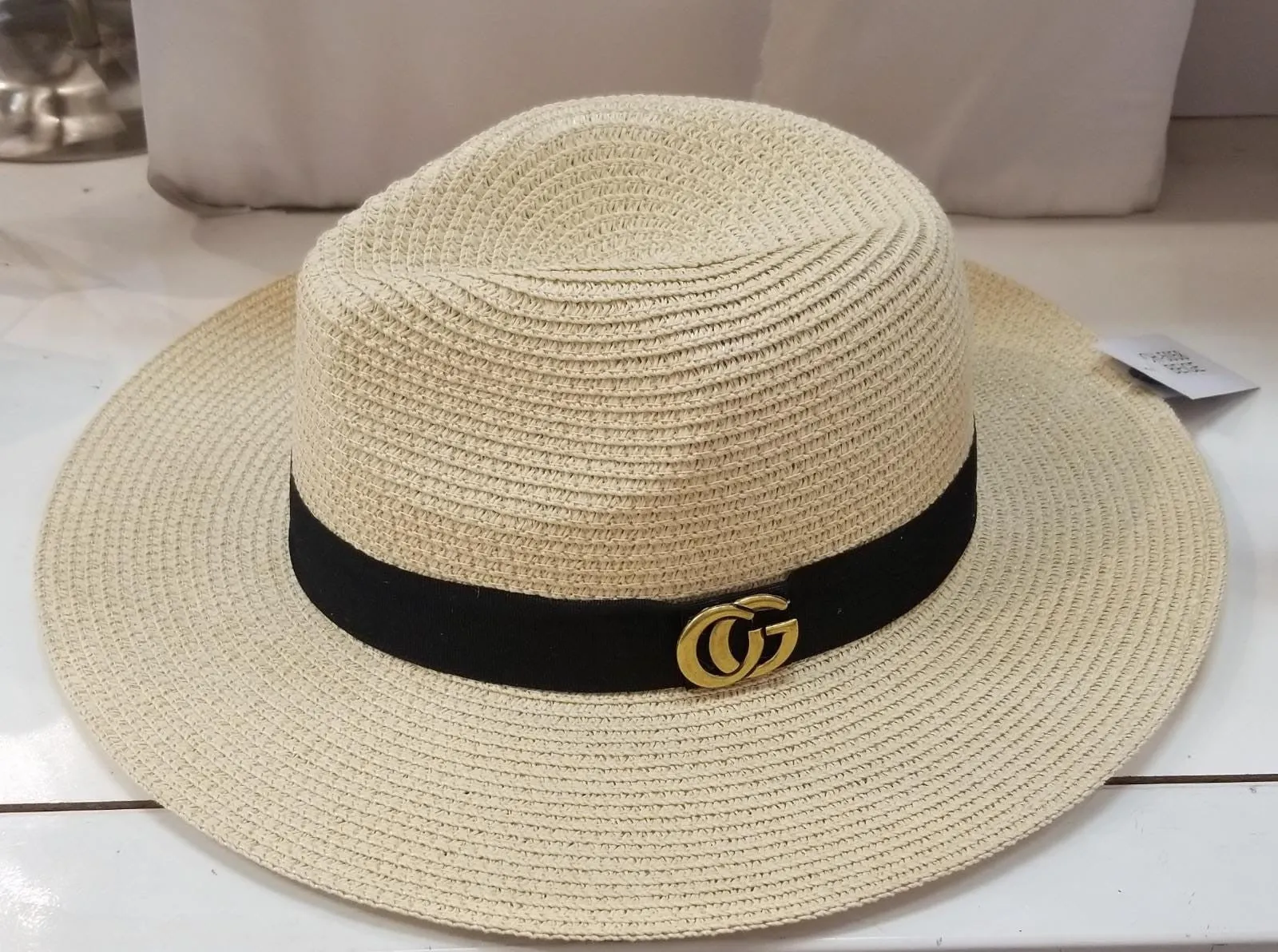 CG Wide Band Straw Hats - Final Sale