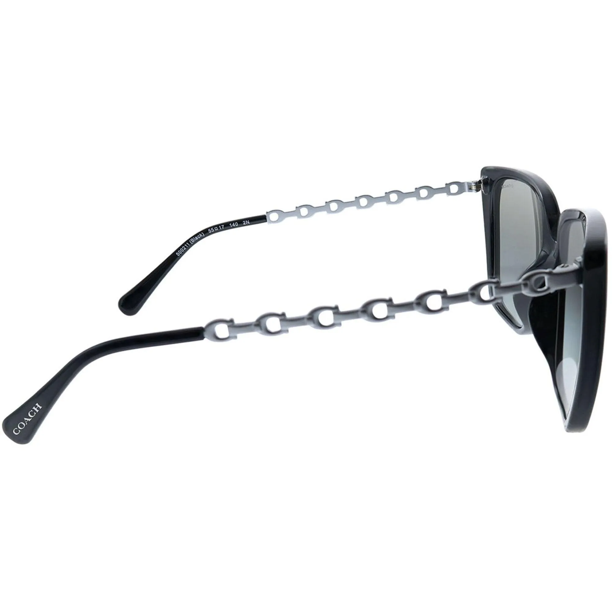 Coach Women's Sunglasses - Black Frame Grey Gradient Lens | COACH 0HC8256U 50021155