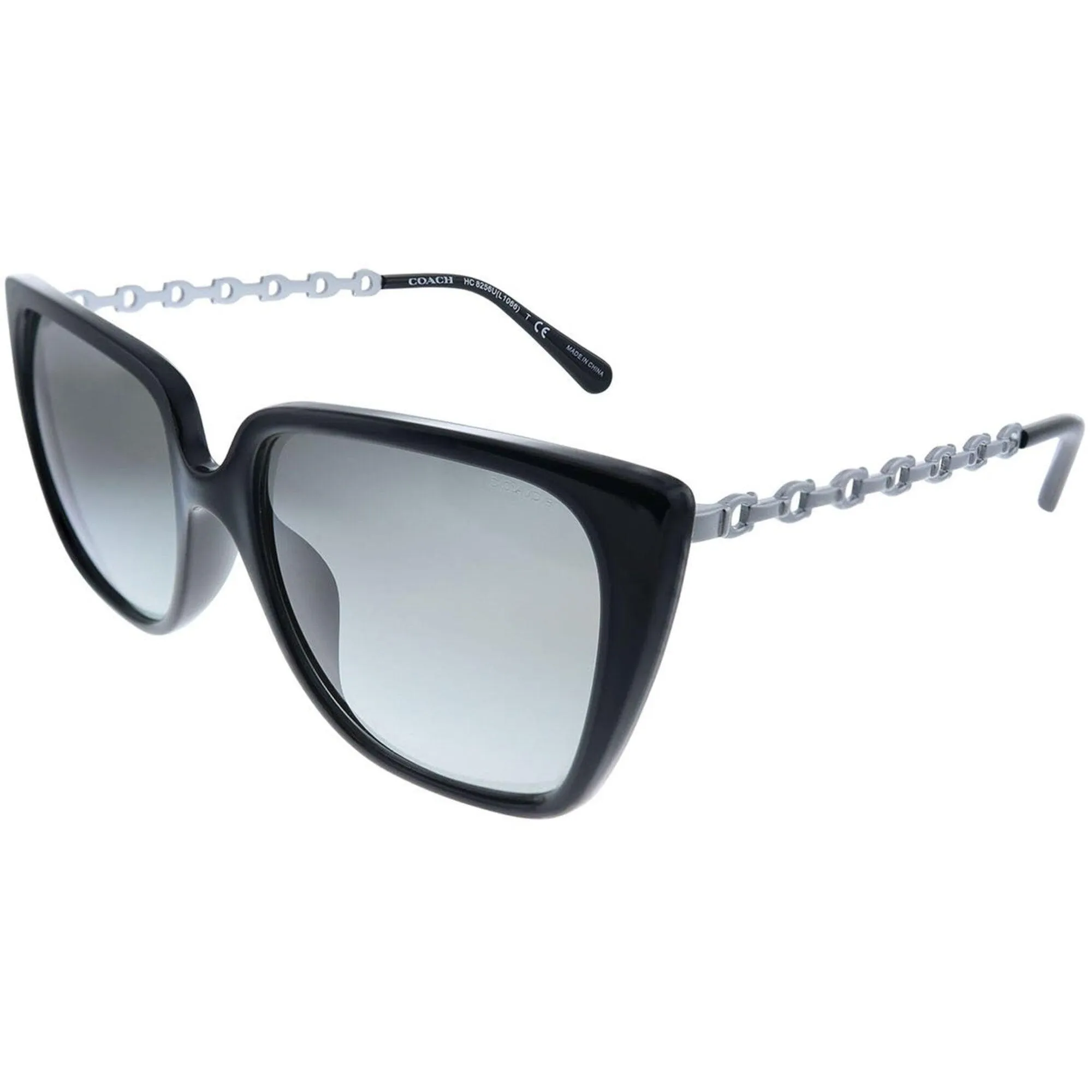 Coach Women's Sunglasses - Black Frame Grey Gradient Lens | COACH 0HC8256U 50021155