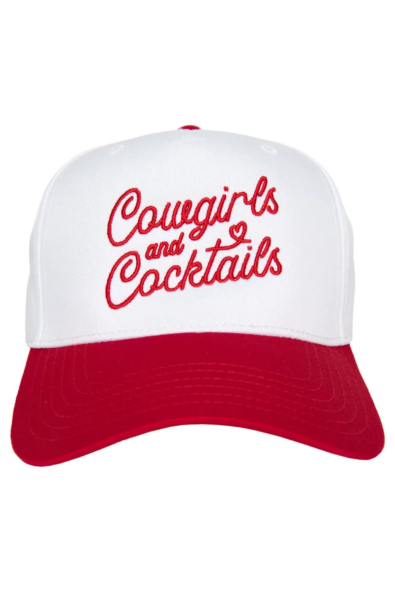 Cowgirls and Cocktails Two-Toned Wholesale Vintage Hat