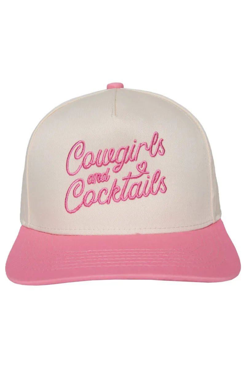 Cowgirls and Cocktails Two-Toned Wholesale Vintage Hat