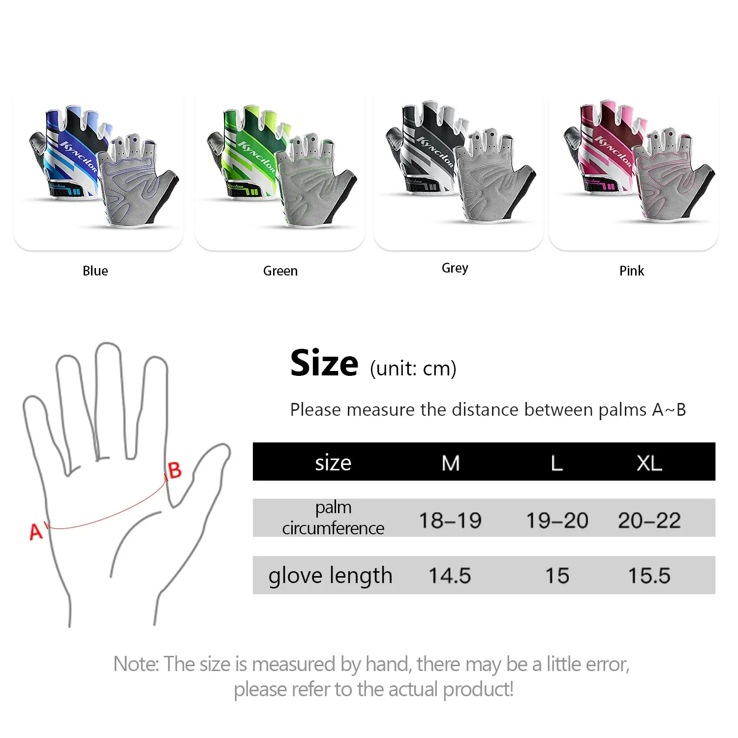 Cycling Gloves Sports Fitness Men And Women Breathable Non-Slip Short-Finger Outdoor Bicycle Half-Finger Gloves