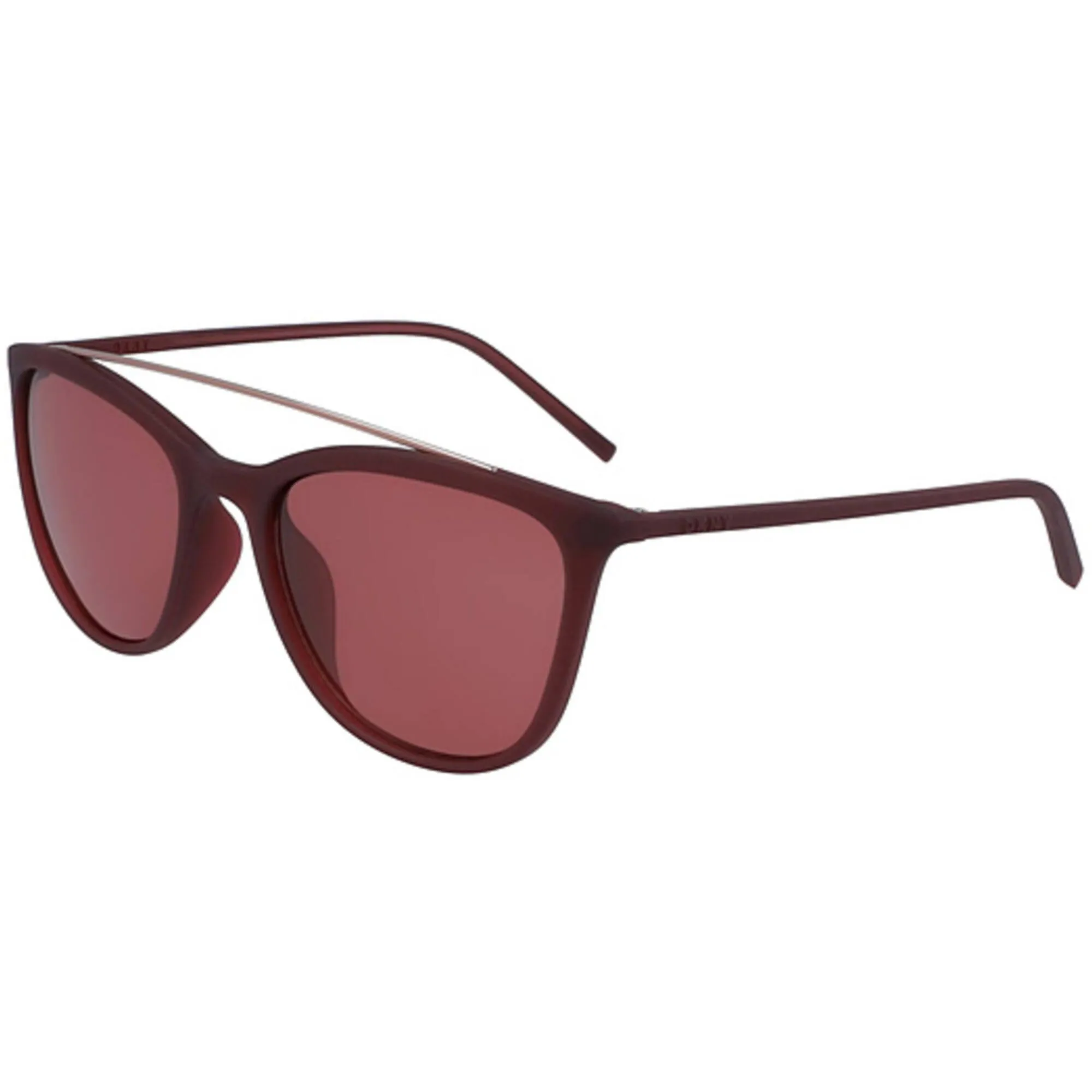 Dkny Women's Sunglasses - Oxblood Plastic Cat Eye Frame Red Lens | DKNY DK506S 605