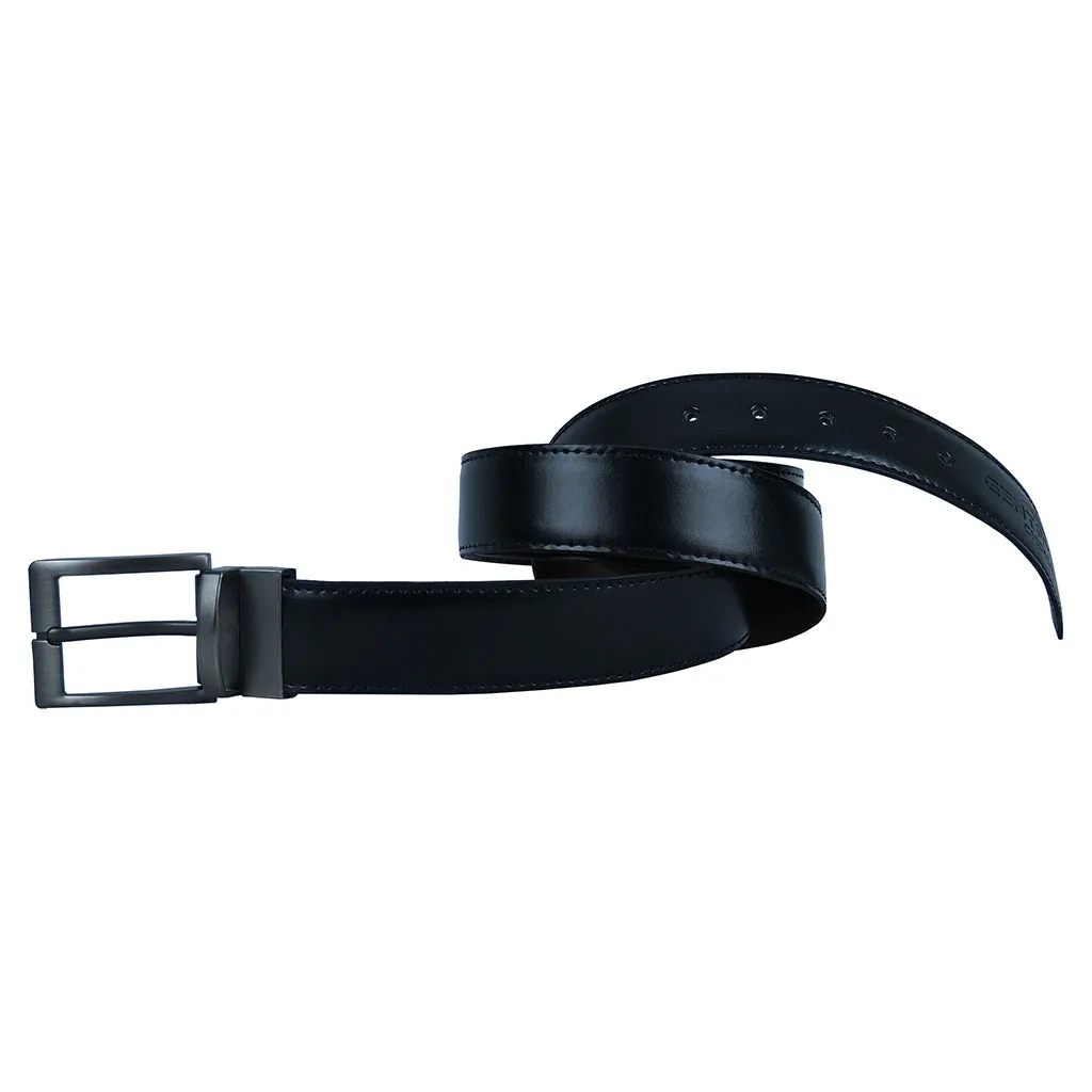 Double Side Adjustable Leather Belt Vogue Black Brown