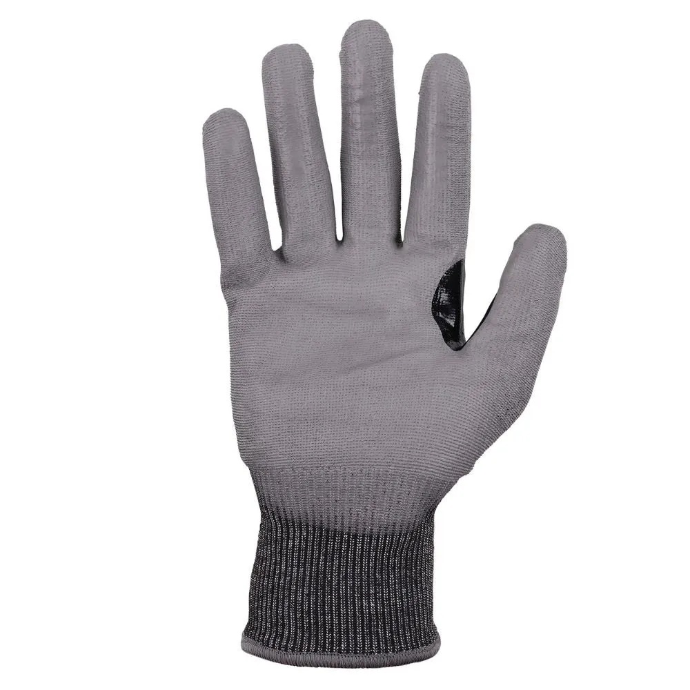 Ergodyne 18074 #7071 1-pair L Gray ANSI A7 PU Coated CR Gloves