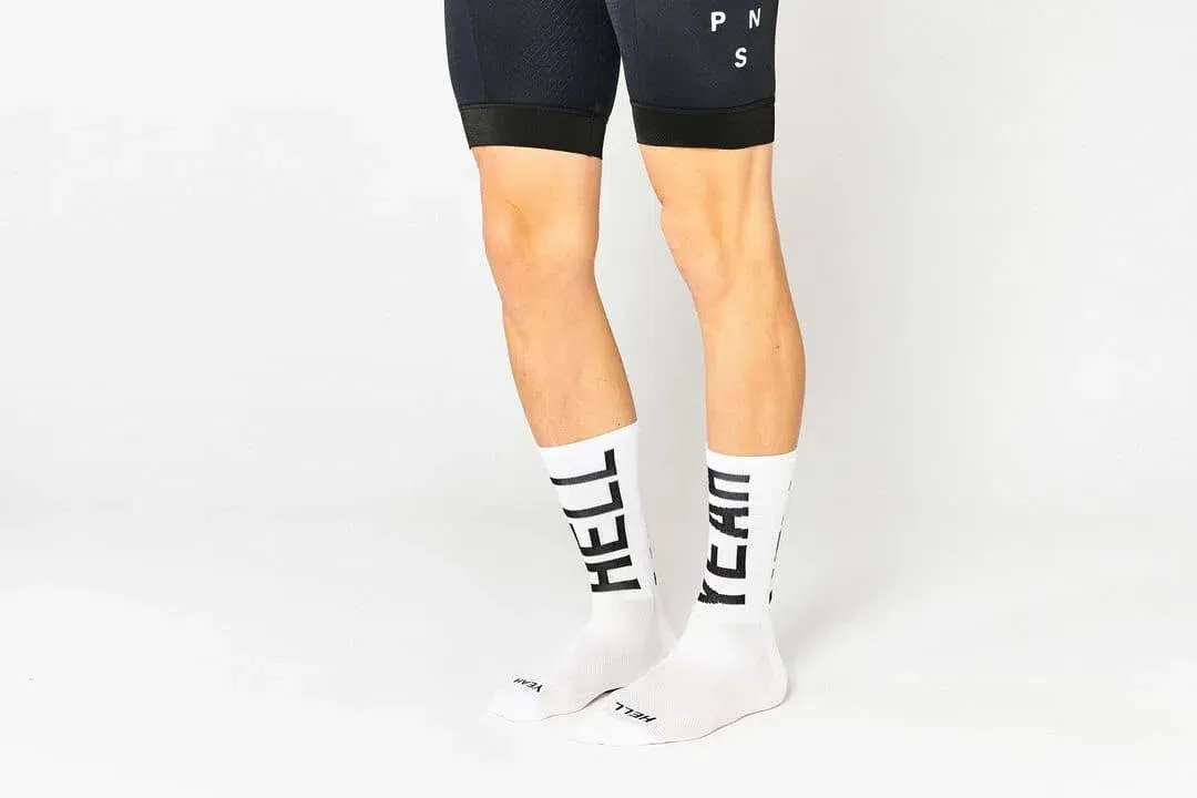 FINGERSCROSSED Socks Hell Yeah 2.0 - White