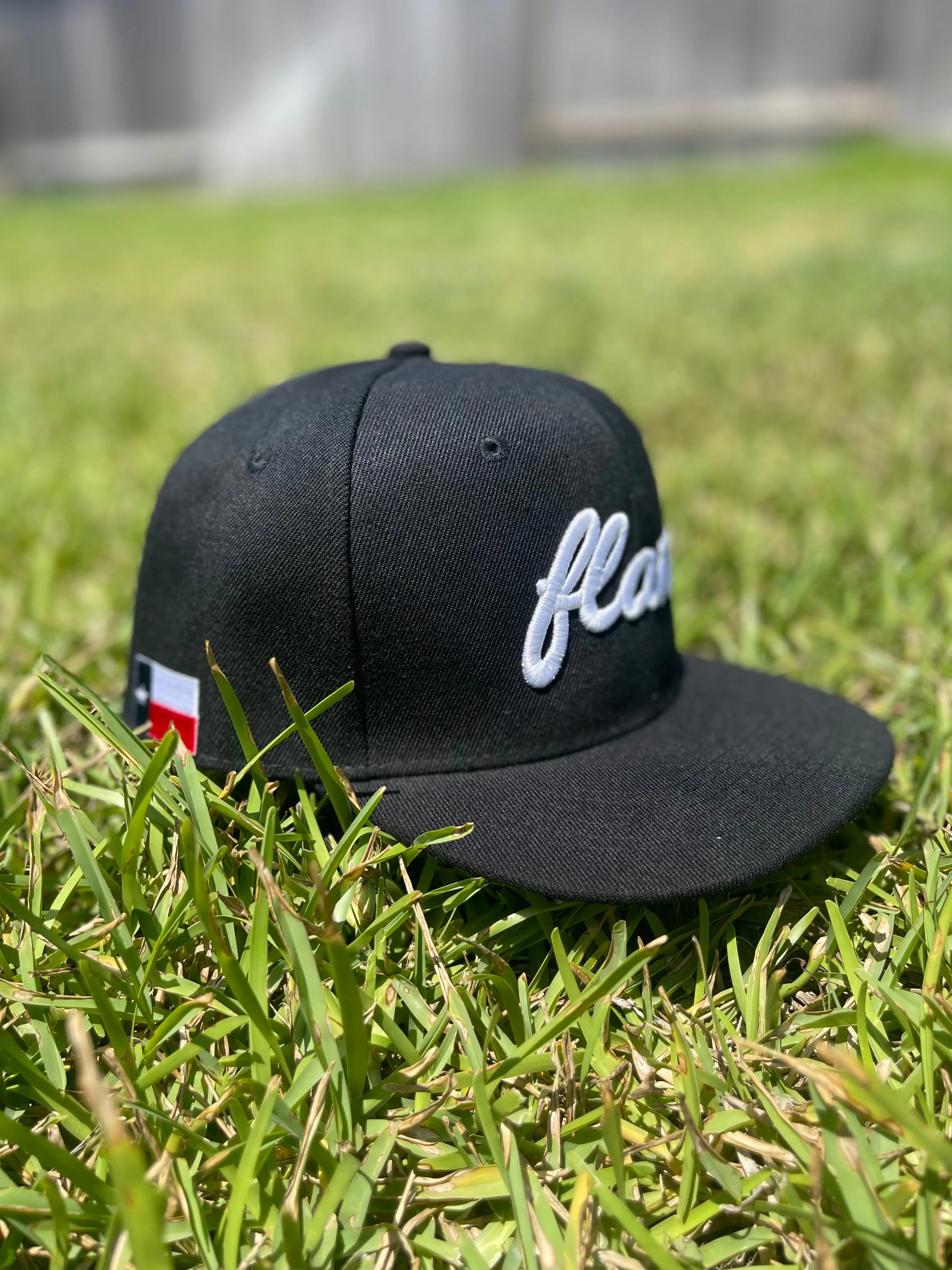 FLAM Script Snapback Hat