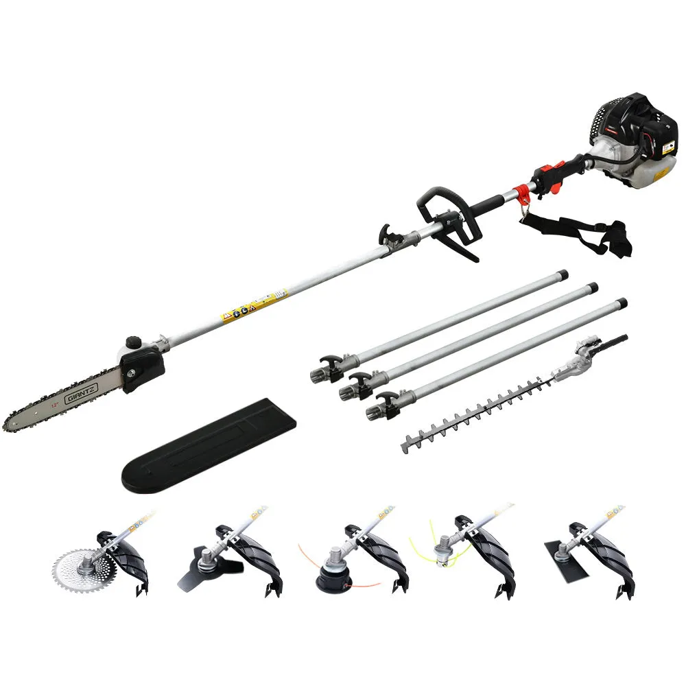 Giantz 65CC 7-in-1 Pole Chainsaw and Brush Cutter Set