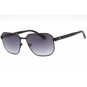 Guess Factory Men's Sunglasses - Matte Black Full Rim Geometric Frame | GF5086 02B