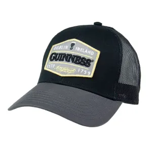 Guinness Trucker Premium Grey with Embroidered Patch Cap