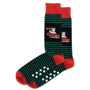 Hot Sox Mens Dog Convertible Non Skid Socks