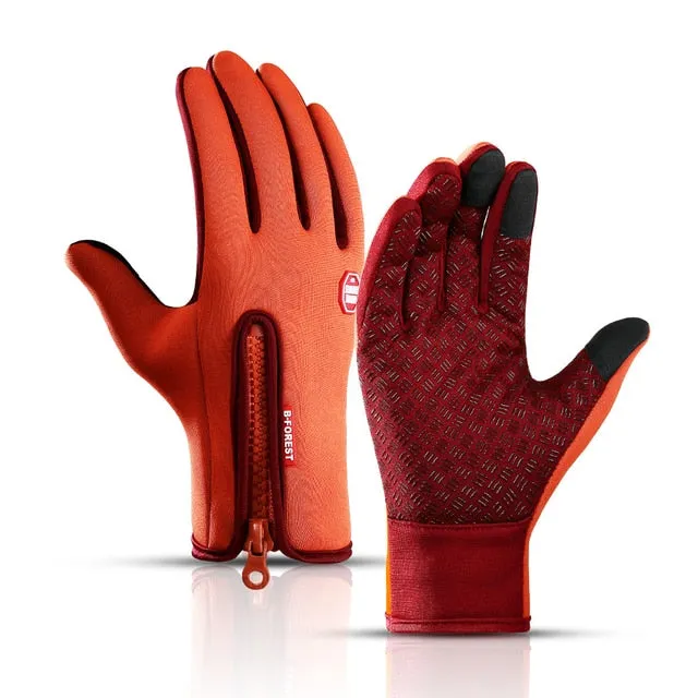 Hot Winter Gloves For Men Women Touchscreen Warm Outdoor Cycling Driving Motorcycle Cold Gloves Windproof Non-Slip Womens Gloves