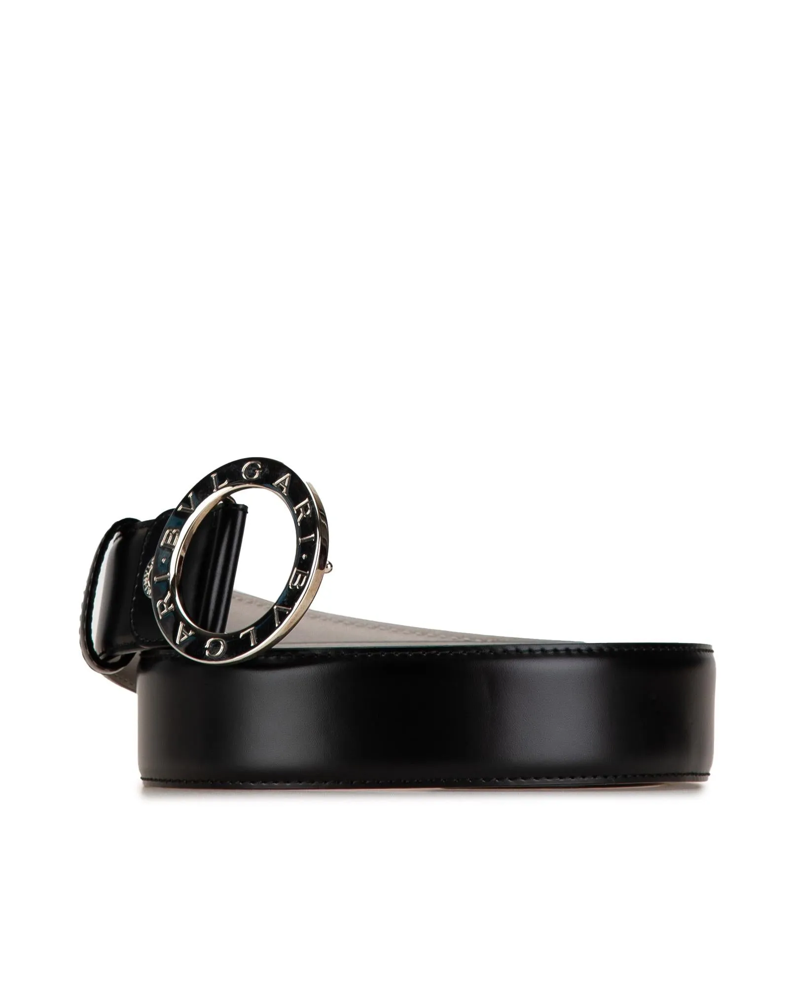 Leather Belt with Palladium-Plated Brass Hardware