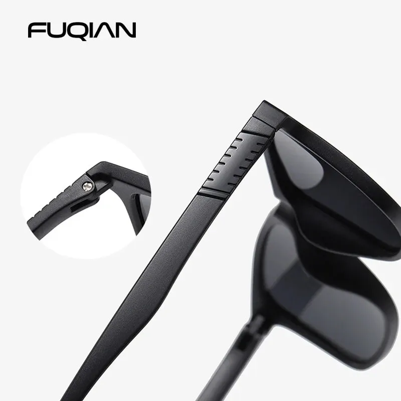 Light Weight TR90 Men Sun Glasses Classic Square Polarized Sunglasses For Male High Quality Driving Eyewear Outdoor Shades UV400