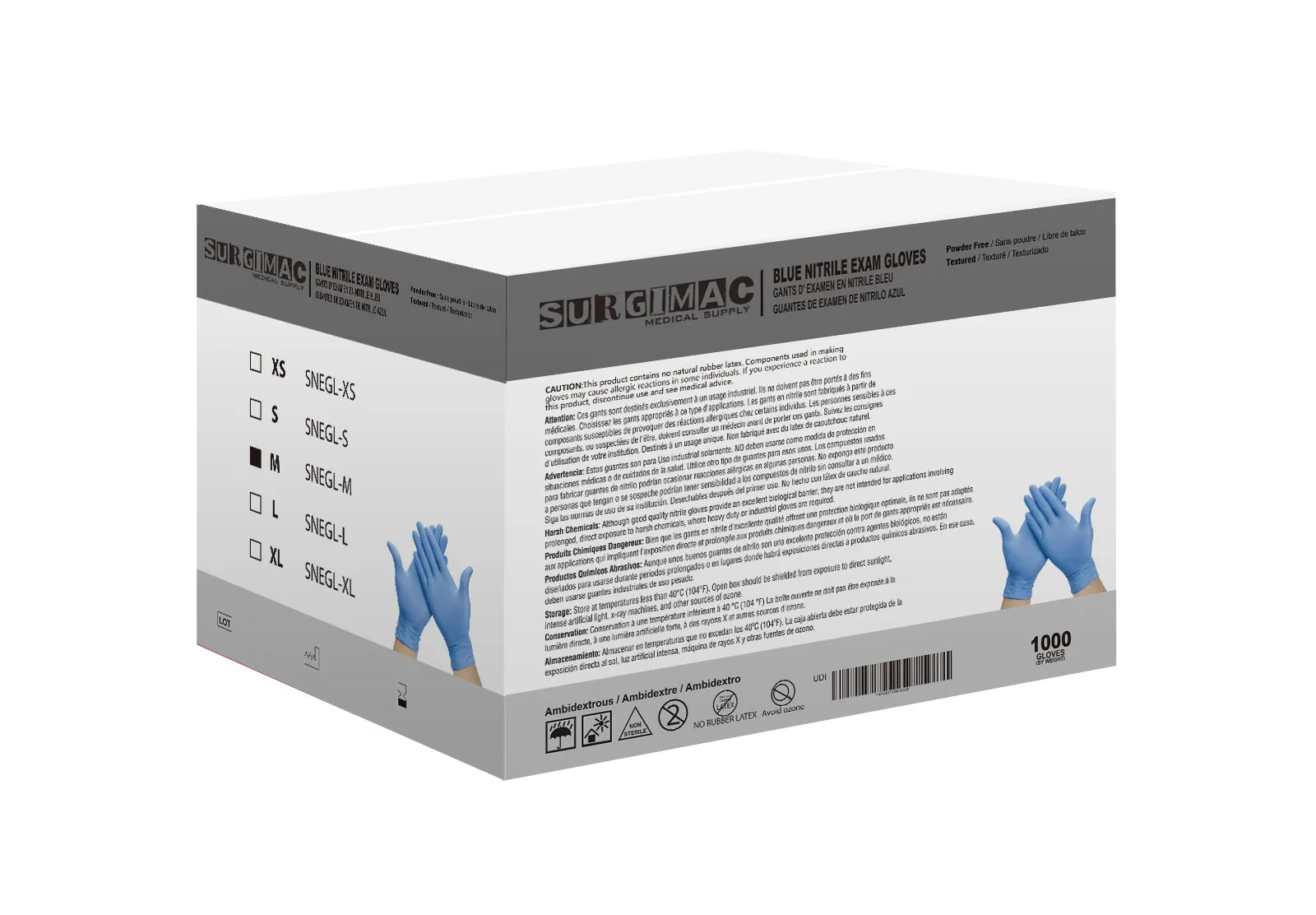 Medical Nitrile Examination Gloves MaxSoft: Comfortable, Flexible, and Durable