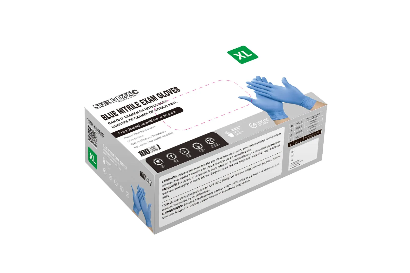 Medical Nitrile Examination Gloves MaxSoft: Comfortable, Flexible, and Durable