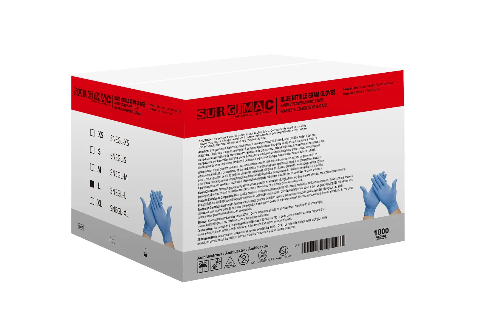 Medical Nitrile Examination Gloves MaxSoft: Comfortable, Flexible, and Durable