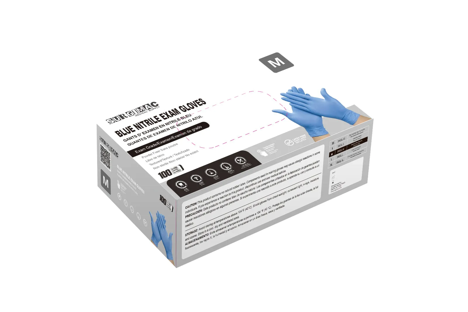 Medical Nitrile Examination Gloves MaxSoft: Comfortable, Flexible, and Durable