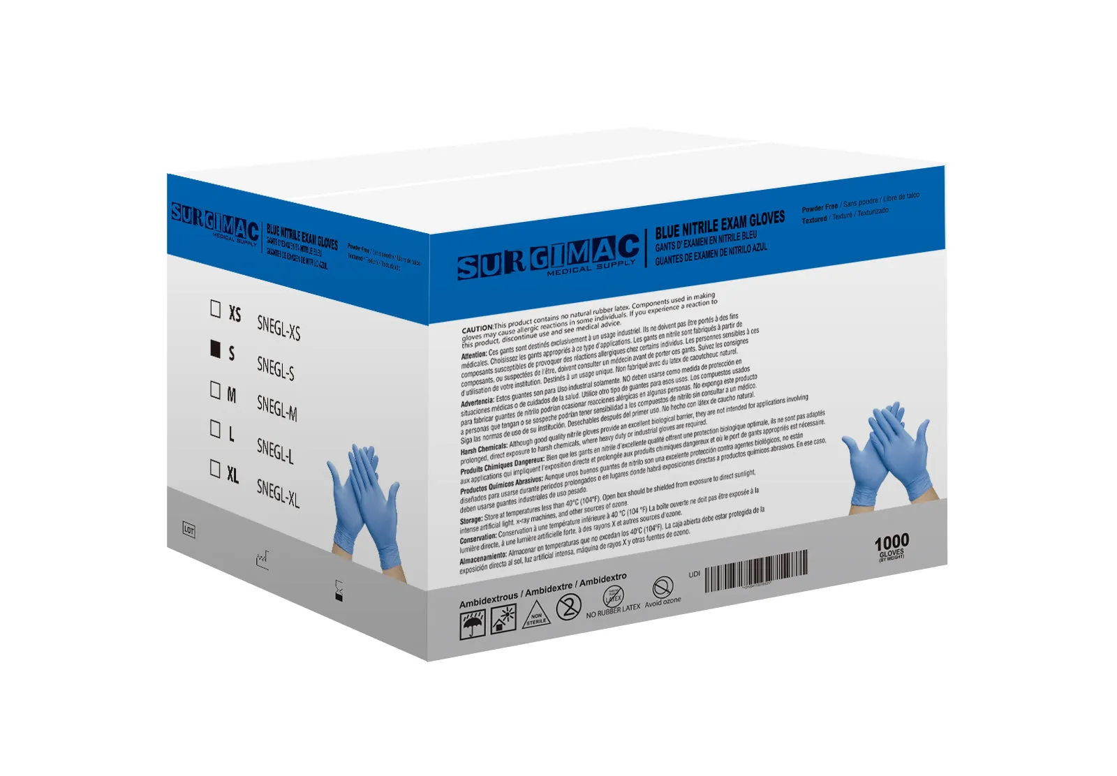 Medical Nitrile Examination Gloves MaxSoft: Comfortable, Flexible, and Durable