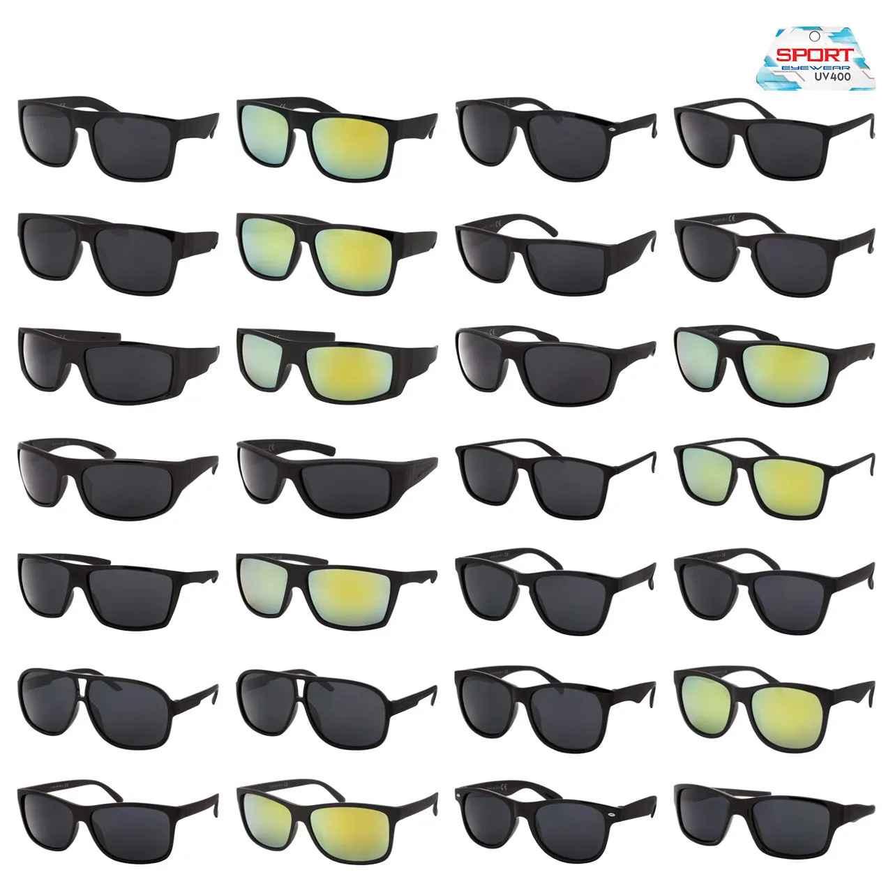 Mens Sport Sunglasses Assorted