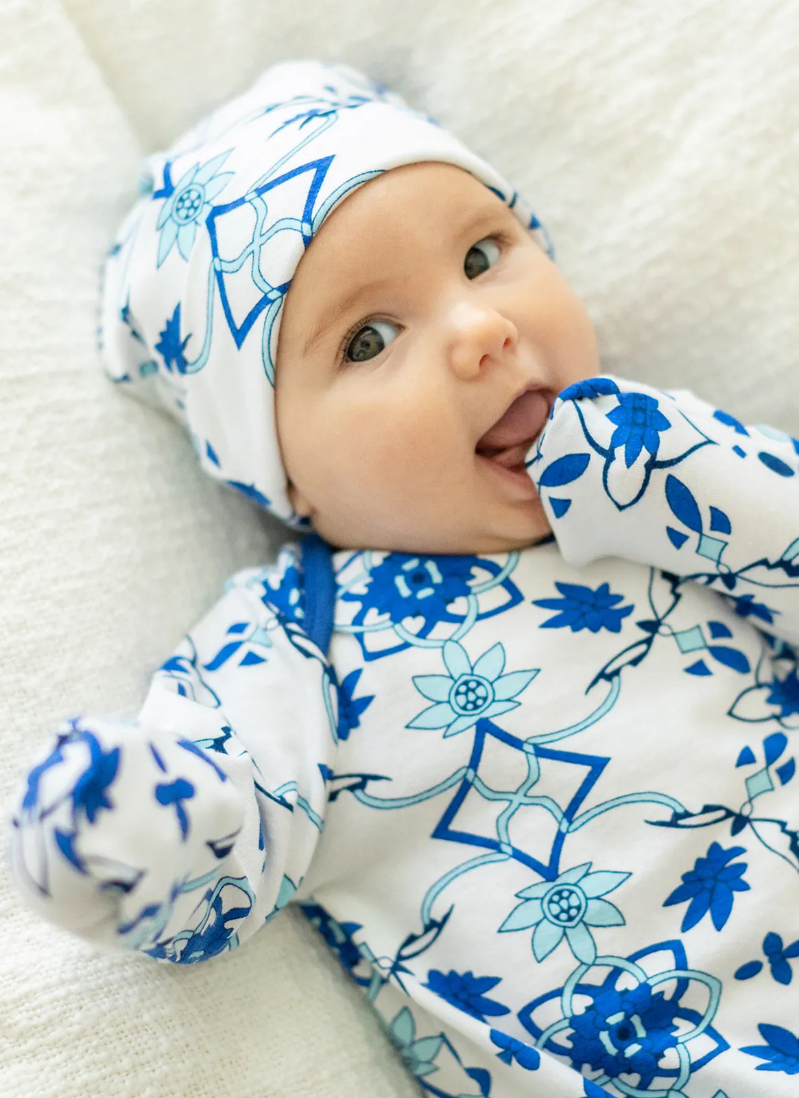 Ophelia Baby Coming Home Outfit and Matching Newborn Hat