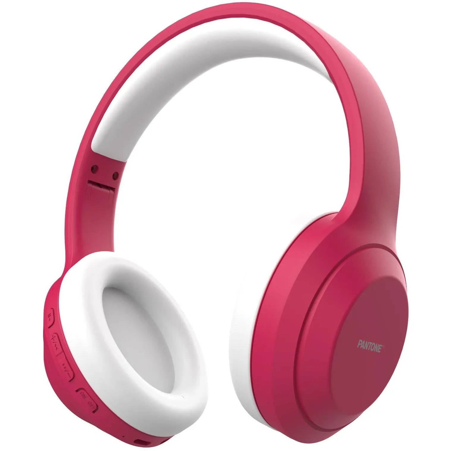 Pantone Wireless Over-Ear Headphones (7636C - Red)