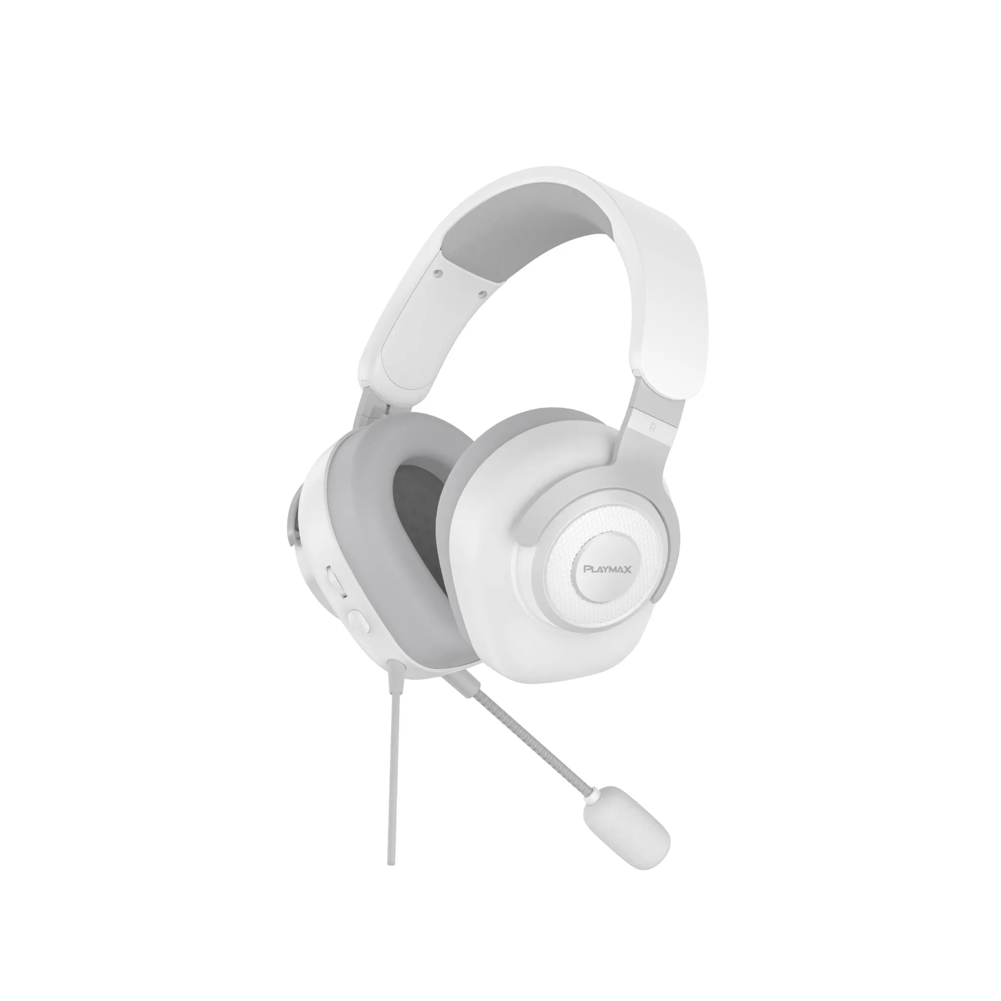 Playmax MX1 PRO Gaming Headset (White)