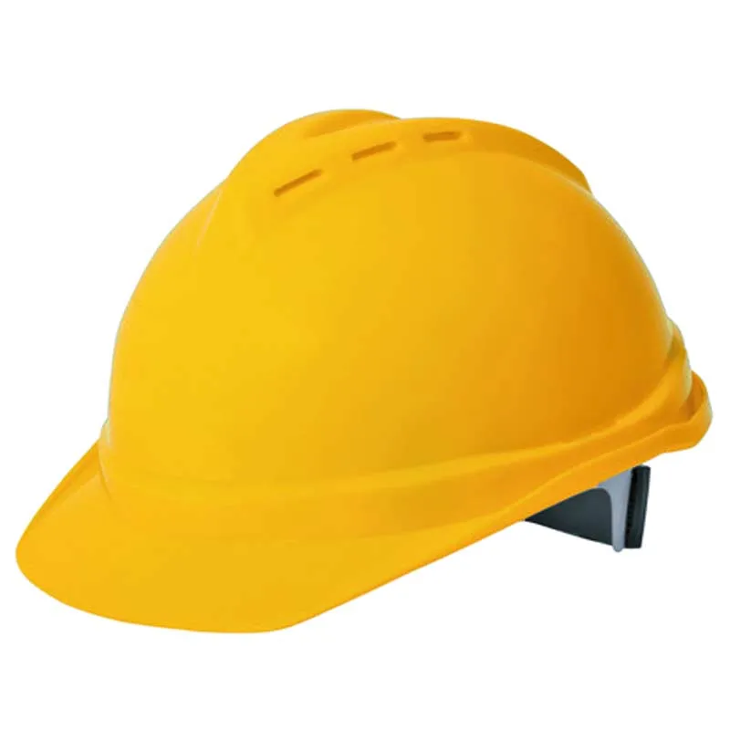 Premium Safety Ventilated Helmet With Textile Ratchet Suspension