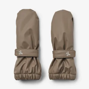 Rain Mittens Rily - dry wood